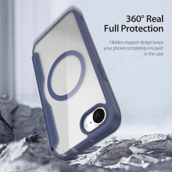 Dux Ducis iPhone 16e/17e Fodral Skin X Pro Series MagSafe Blå