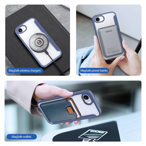 Dux Ducis iPhone 16e/17e Fodral Skin X Pro Series MagSafe Blå