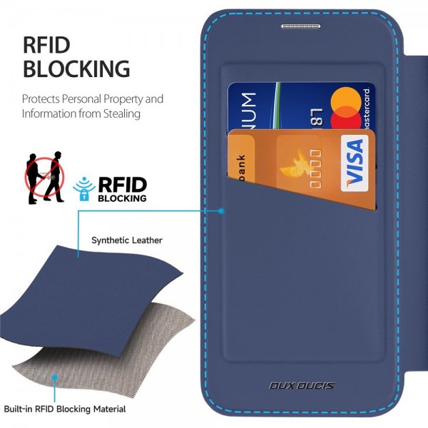 Dux Ducis iPhone 16e/17e Fodral Skin X Pro Series MagSafe Blå