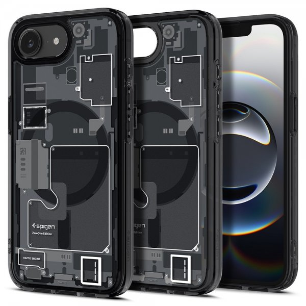Spigen iPhone 16e/iPhone 17e Skal Ultra Hybrid Zero One MagFit Svart
