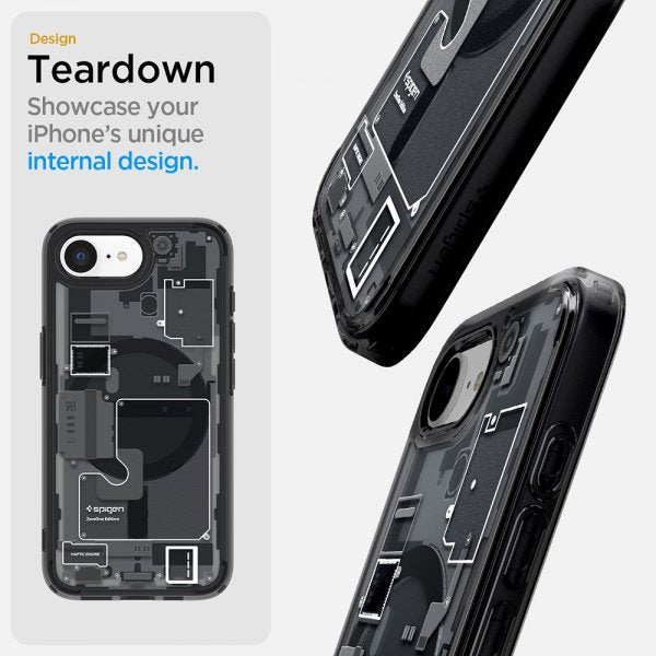 Spigen iPhone 16e/iPhone 17e Skal Ultra Hybrid Zero One MagFit Svart