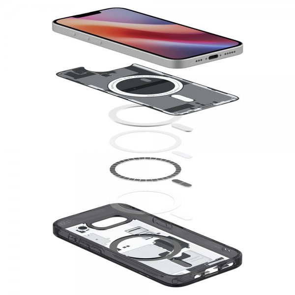 Spigen iPhone 16e/iPhone 17e Skal Ultra Hybrid Zero One MagFit Svart