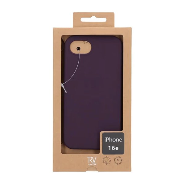 iPhone 16e/17e Skal Silikon Lila