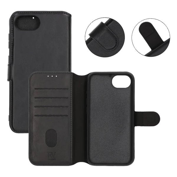 Rvelon iPhone 16e/17e Fodral Magnetiskt Avtagbart Skal Svart