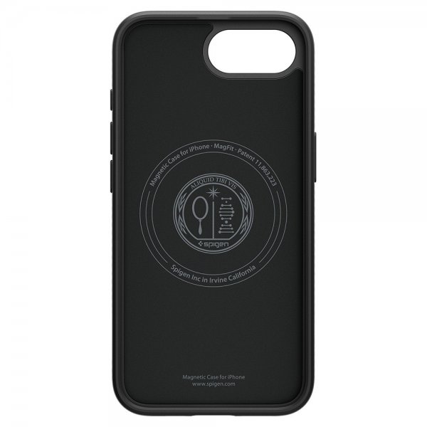 Spigen iPhone 16e/17e Skal Liquid Air MagFit Matte Black