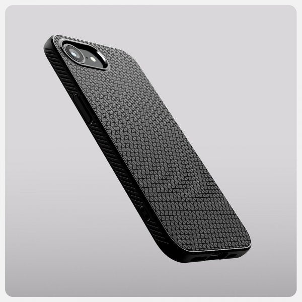 Spigen iPhone 16e/17e Skal Liquid Air MagFit Matte Black
