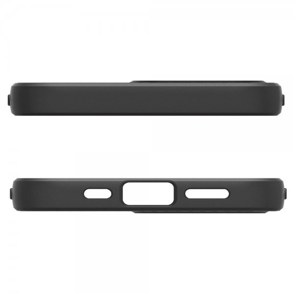 Spigen iPhone 16e/17e Skal Liquid Air MagFit Matte Black