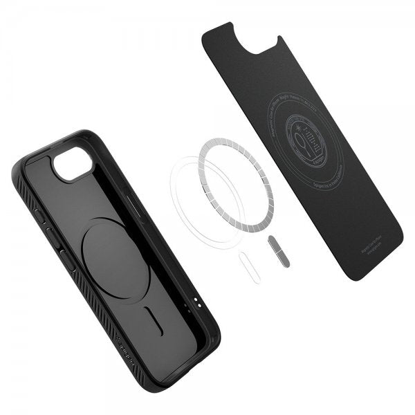 Spigen iPhone 16e/17e Skal Liquid Air MagFit Matte Black