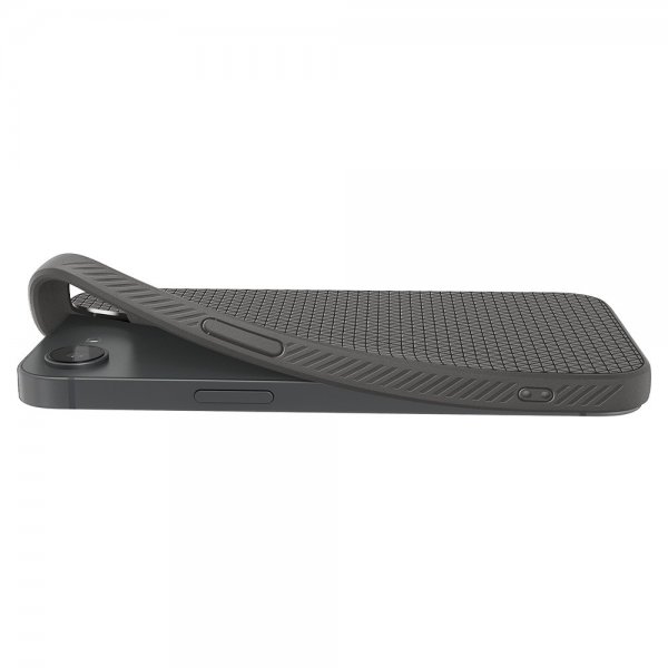 Spigen iPhone 16e/17e Skal Liquid Air Marble Gray