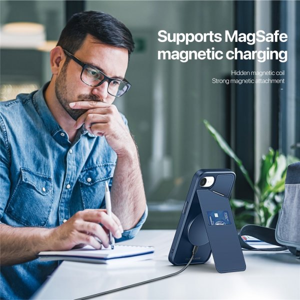 Dux Ducis iPhone 16e/17e Skal Rafi II Series MagSafe Blå