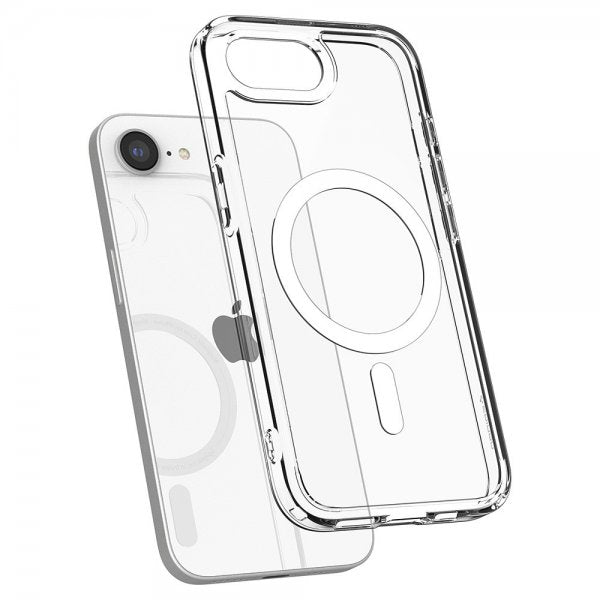 Spigen iPhone 16e/17e Skal Ultra Hybrid MagFit Clear White