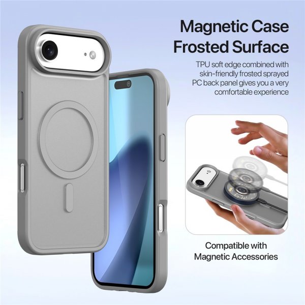 Dux Ducis iPhone Air Fodral 2-i-1 Lawa Series MagSafe Grå