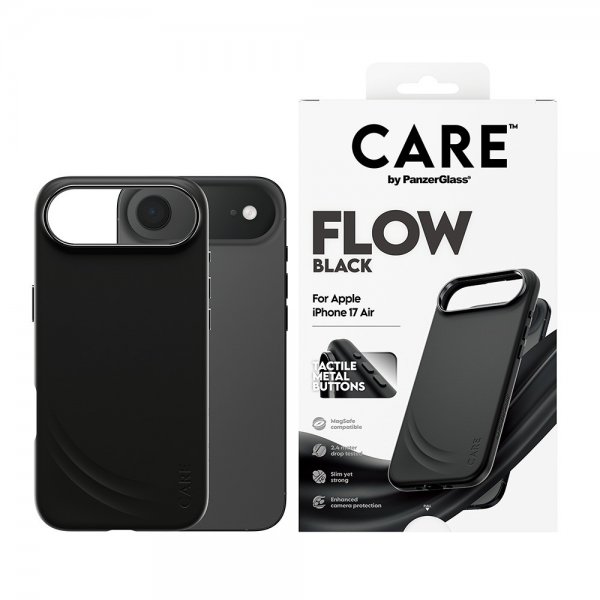 CARE by PanzerGlass iPhone Air Skal Flow MagSafe Svart