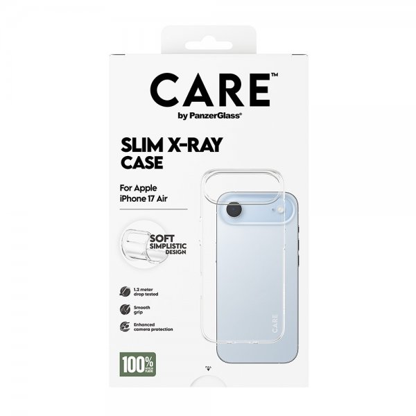 CARE by PanzerGlass iPhone Air Skal Slim X-Ray Transparent