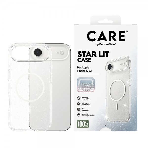 CARE by PanzerGlass iPhone Air Skal Star Lit MagSafe