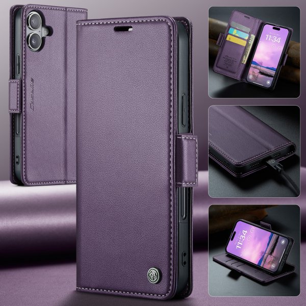 CaseMe iPhone 17 Fodral 023 Series Lila
