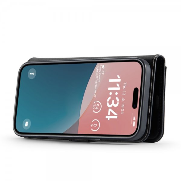 Dg.Ming iPhone 17 Fodral med Löstagbart Skal Svart