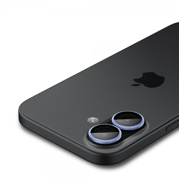 Spigen iPhone 17 Kameraskydd GLAS.tR EZ Fit Optik Pro 2-pack Blå