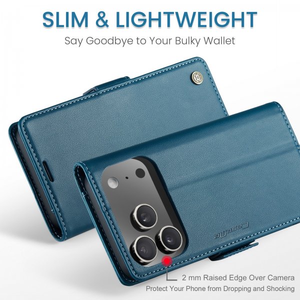 CaseMe iPhone 17 Pro Fodral 023 Series Blå