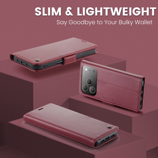 CaseMe iPhone 17 Pro Fodral 023 Series Röd