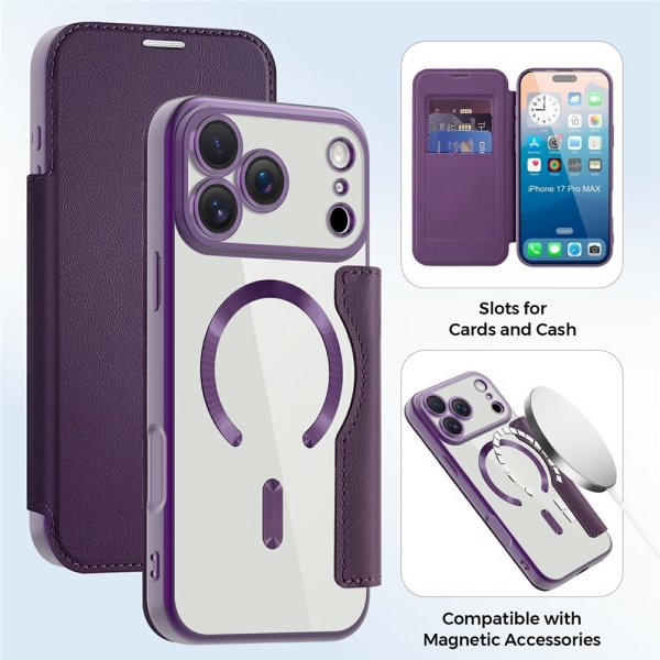 iPhone 17 Pro Fodral MagSafe Lila
