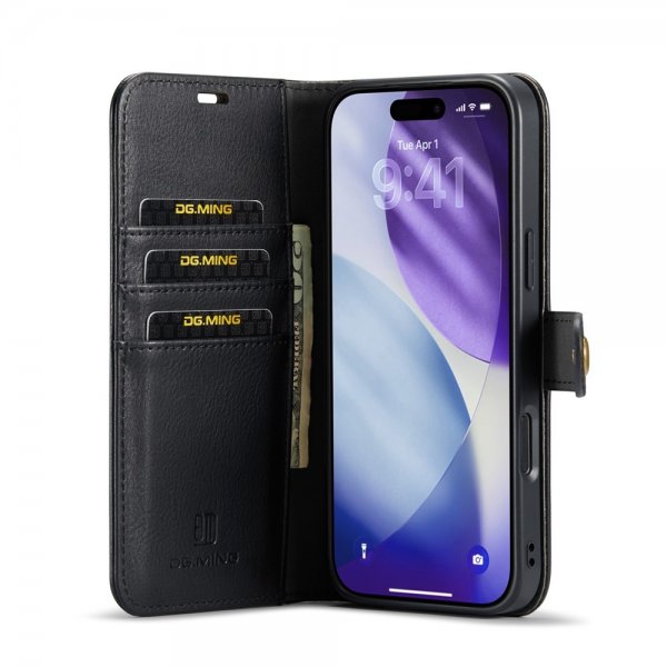 Dg.Ming iPhone 17 Pro Fodral med Löstagbart Skal Svart