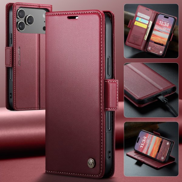 CaseMe iPhone 17 Pro Max Fodral 023 Series Röd