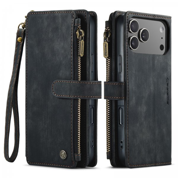 CaseMe iPhone 17 Pro Max Fodral C30 Series Svart