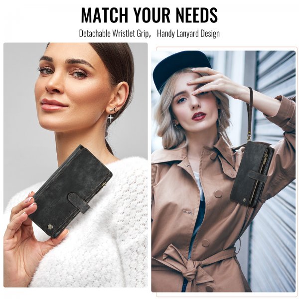 CaseMe iPhone 17 Pro Max Fodral C30 Series Svart