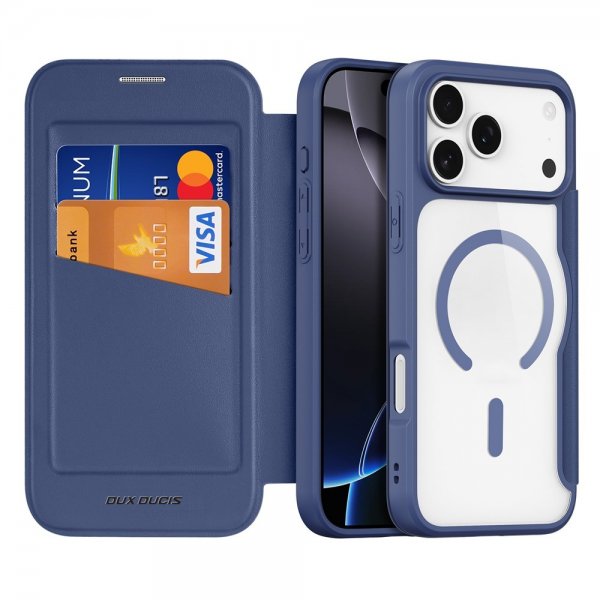 Dux Ducis iPhone 17 Pro Max Fodral Skin X Pro Series MagSafe Blå