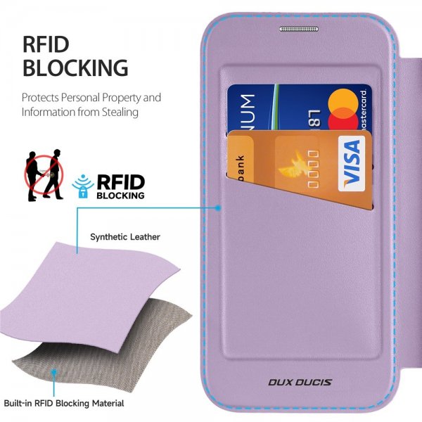 Dux Ducis iPhone 17 Pro Max Fodral Skin X Pro Series MagSafe Lila