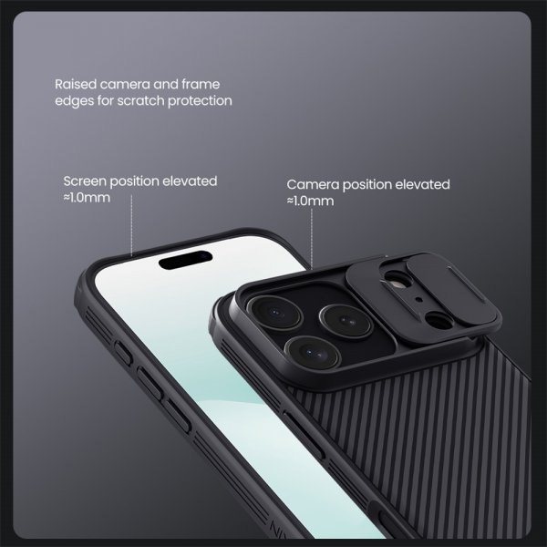 Nillkin iPhone 17 Pro Max Skal CamShield Pro MagSafe Svart