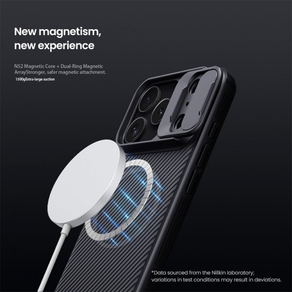 Nillkin iPhone 17 Pro Max Skal CamShield Pro MagSafe Svart