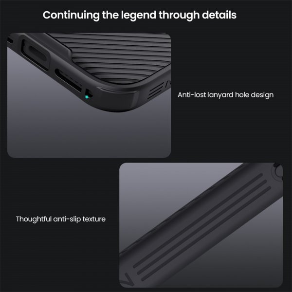 Nillkin iPhone 17 Pro Max Skal CamShield Pro MagSafe Svart