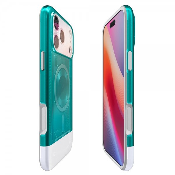 Spigen iPhone 17 Pro Max Skal Classic C1 MagFit Bondi Blue