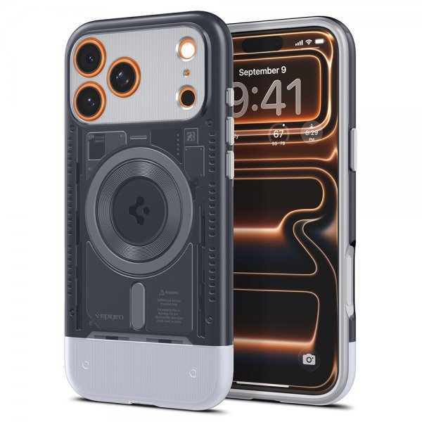 Spigen iPhone 17 Pro Max Skal Classic C1 MagFit Graphite