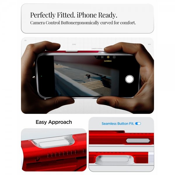 Spigen iPhone 17 Pro Max Skal Classic C1 MagFit Ruby