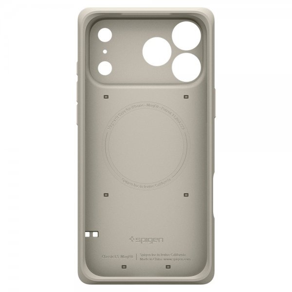 Spigen iPhone 17 Pro Max Skal Classic LS MagFit Stone