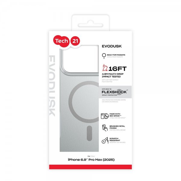 Tech21 iPhone 17 Pro Max Skal EvoDusk MagSafe Titanium