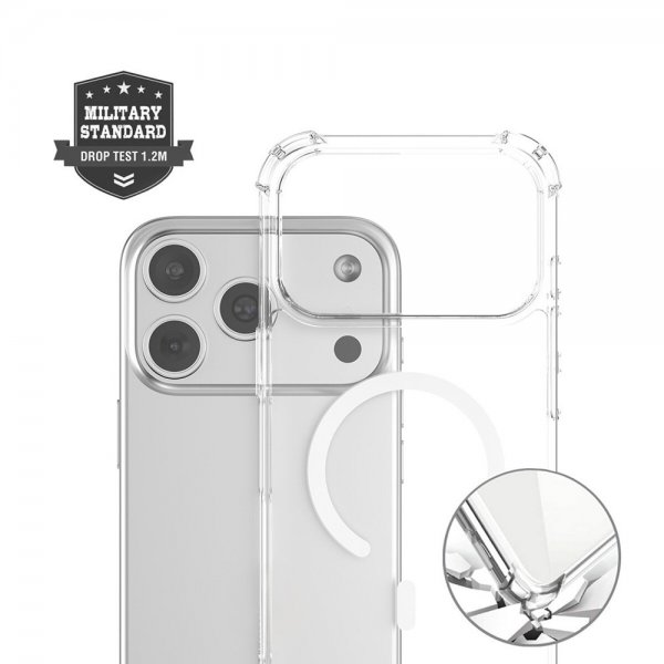 4smarts iPhone 17 Pro Max Skal Ibiza MagSafe Transparent