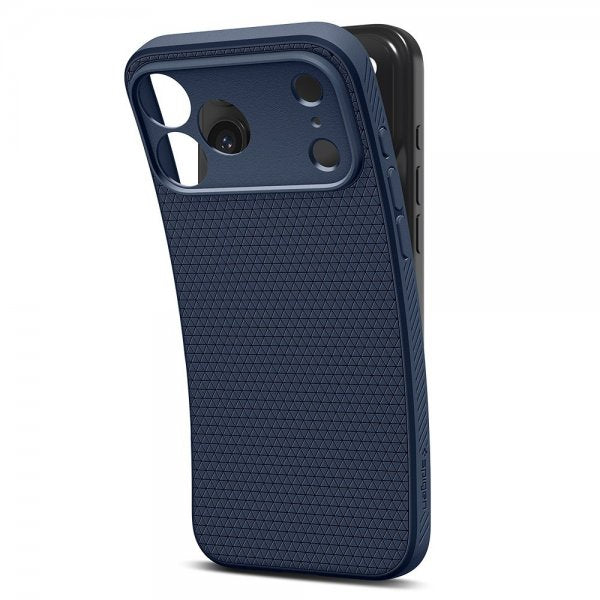 Spigen iPhone 17 Pro Max Skal Liquid Air Navy Blue