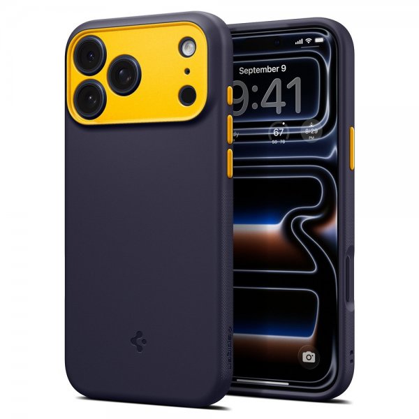 Spigen iPhone 17 Pro Max Skal Nano Pop MagFit Blueberry Navy