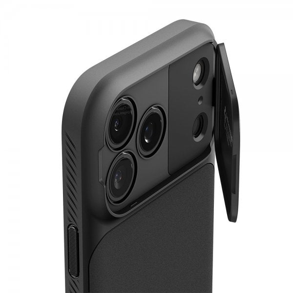 Spigen iPhone 17 Pro Max Skal Optik Armor MagFit Svart