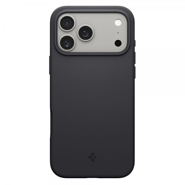 Spigen iPhone 17 Pro Max Skal Silicone Fit MagFit Svart