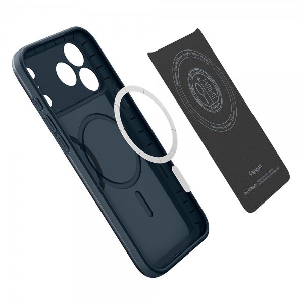Spigen iPhone 17 Pro Max Skal Thin Fit MagFit Metal Slate