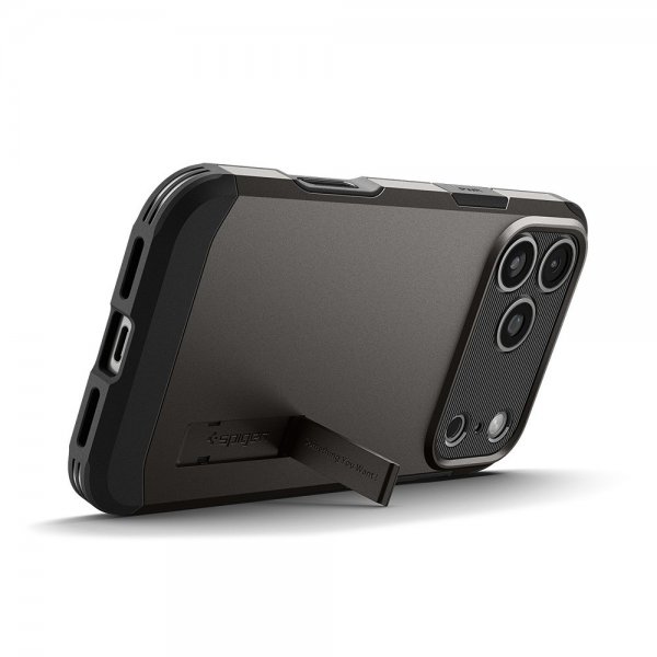 Spigen iPhone 17 Pro Max Skal Tough Armor T MagFit Gunmetal