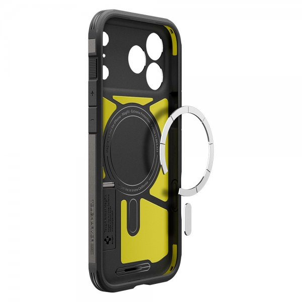Spigen iPhone 17 Pro Max Skal Tough Armor T MagFit Gunmetal