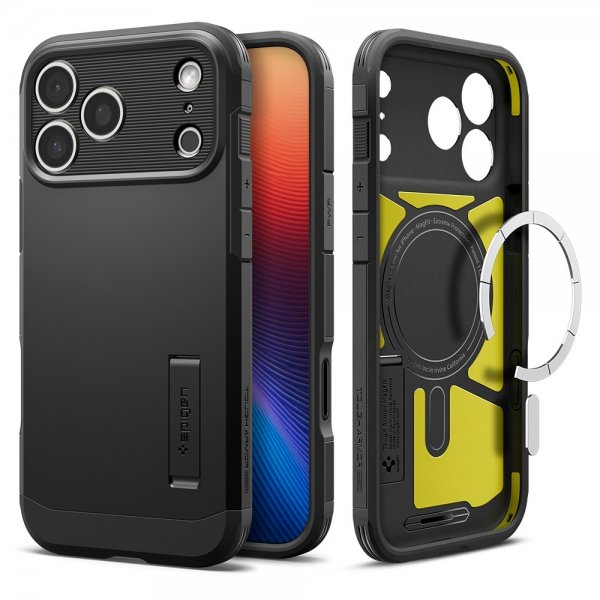 Spigen iPhone 17 Pro Max Skal Tough Armor T MagFit Svart