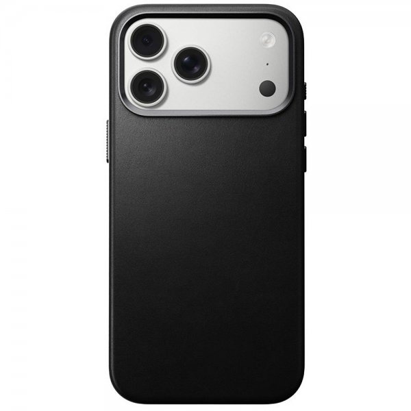 Nomad iPhone 17 Pro Max Skal Traditional Leather Case Svart
