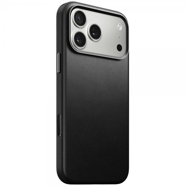Nomad iPhone 17 Pro Max Skal Traditional Leather Case Svart